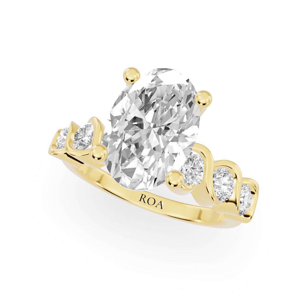Primrose Pave Engagement Ring