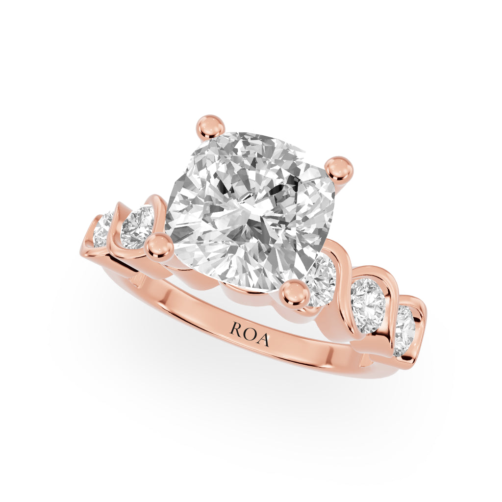 Primrose Pave Engagement Ring