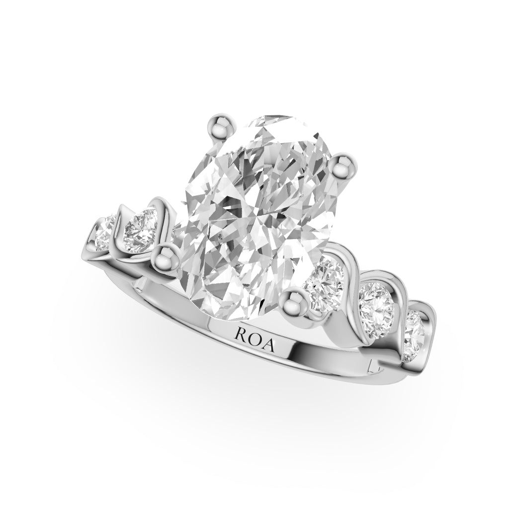 Primrose Pave Engagement Ring