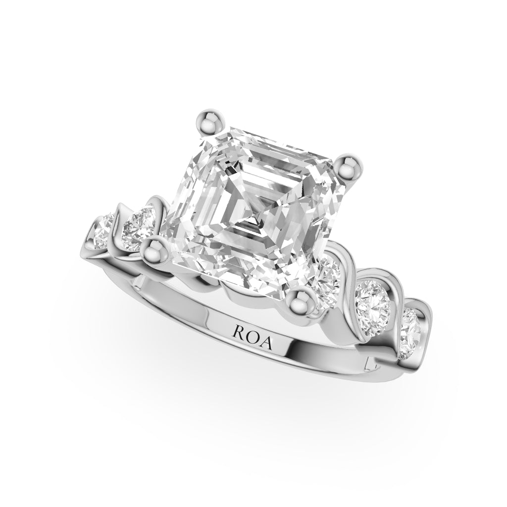 Primrose Pave Engagement Ring