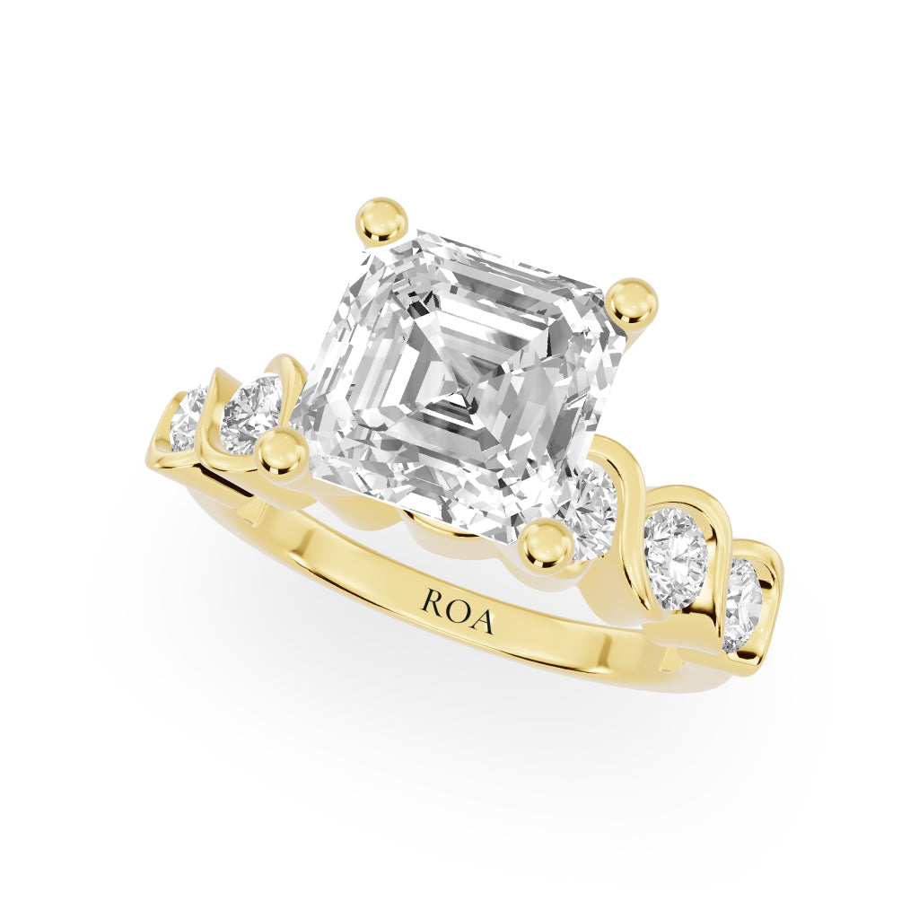 Primrose Pave Engagement Ring