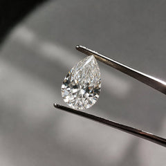 1CT Pear Cut Moissanite D-F | VVS | NA Certified