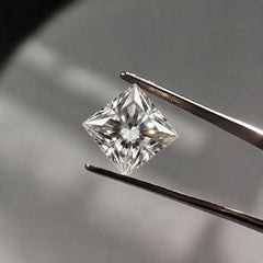 1.5CT Princess Cut Moissanite D-F | VVS | NA Certified