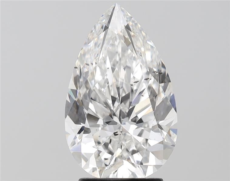 3.08 ct F Colour SI1 Clarity Pear Shape Lab Grown Diamond