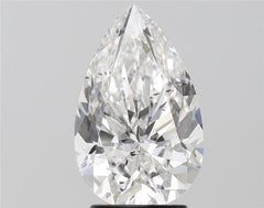 3.08 ct F Colour SI1 Clarity Pear Shape Lab Grown Diamond
