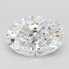 2.03 ct D Colour FL Clarity Oval Shape Lab Grown Diamond