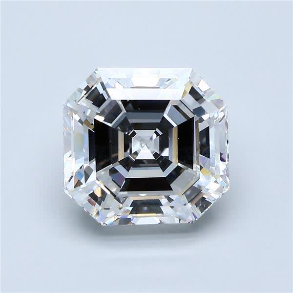 5.01 ct F Colour SI1 Clarity Asscher Shape Natural Diamond