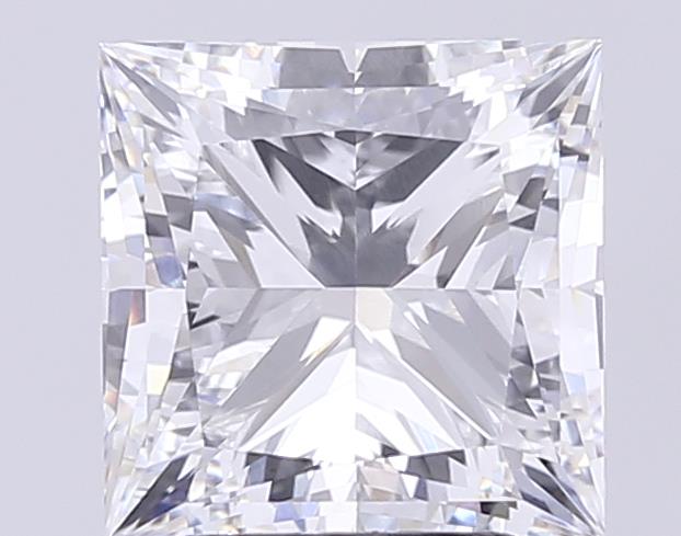 3.95 ct D Colour VVS2 Clarity Princess Shape Lab Grown Diamond