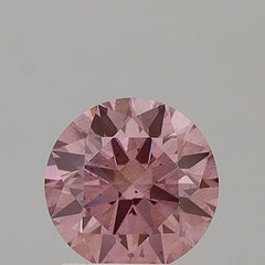 1.5 ct  Colour SI1 Clarity Round Shape Coloured Lab Grown Diamond