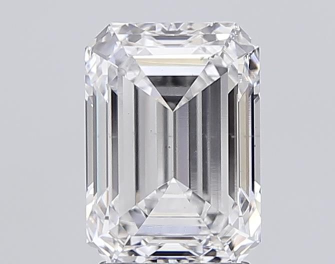 3.01 ct E Colour SI1 Clarity Emerald Shape Lab Grown Diamond