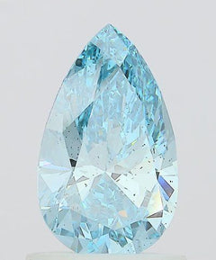 1.09 ct  Colour SI1 Clarity Pear Shape Coloured Lab Grown Diamond