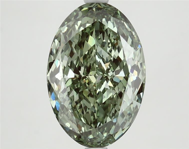 3.52 ct  Colour VVS2 Clarity Oval Shape Coloured Lab Grown Diamond
