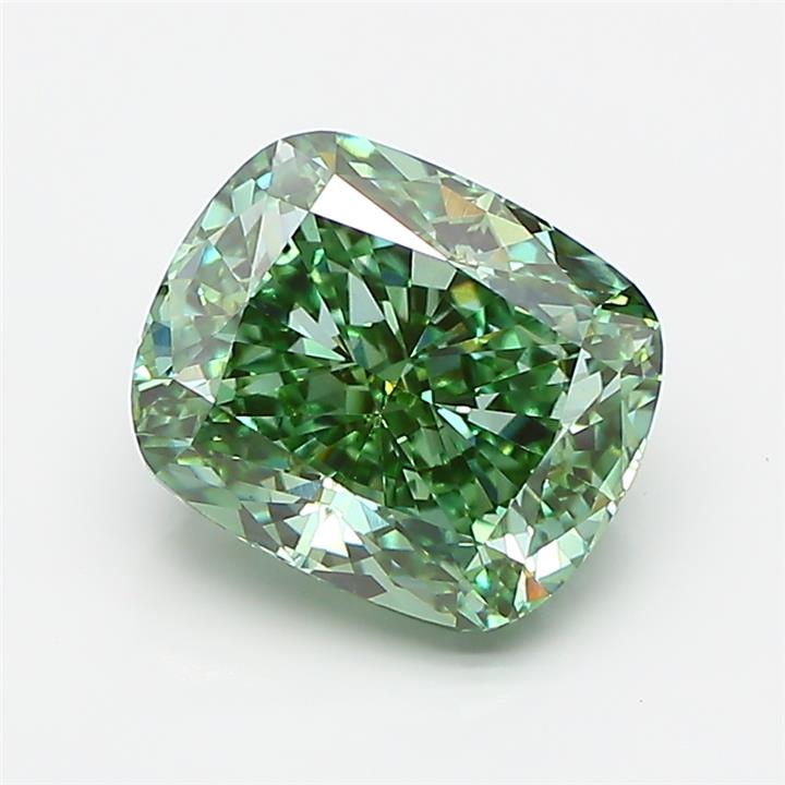 3.04 ct  Colour VS1 Clarity Cushion Shape Coloured Lab Grown Diamond