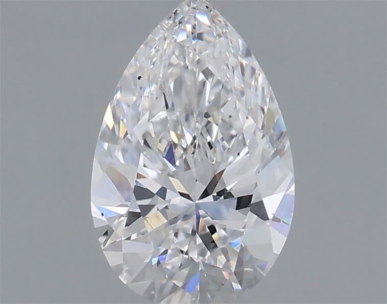 0.74 ct D Colour VVS2 Clarity Pear Shape Lab Grown Diamond
