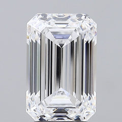 3.76 ct D Colour VVS2 Clarity Emerald Shape Lab Grown Diamond
