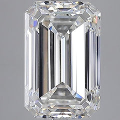 9.09 ct F Colour VVS2 Clarity Emerald Shape Lab Grown Diamond