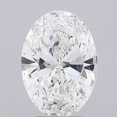 2.92 ct F Colour SI1 Clarity Oval Shape Lab Grown Diamond