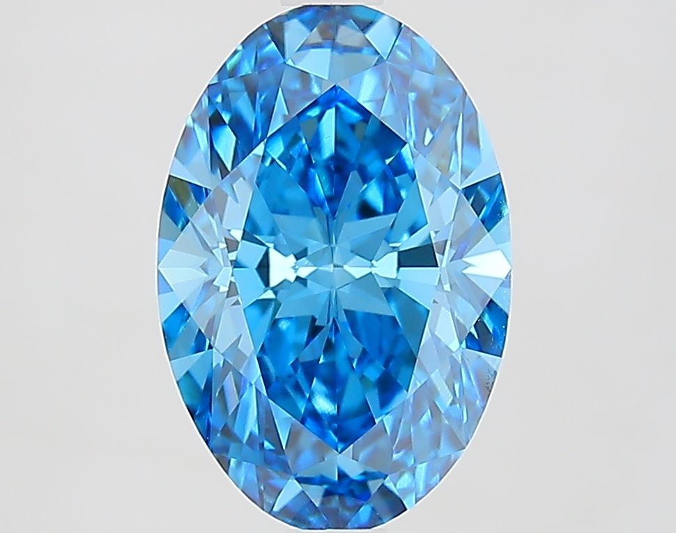 2.65 ct  Colour VVS2 Clarity Oval Shape Coloured Lab Grown Diamond