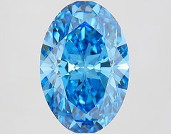 2.65 ct  Colour VVS2 Clarity Oval Shape Coloured Lab Grown Diamond