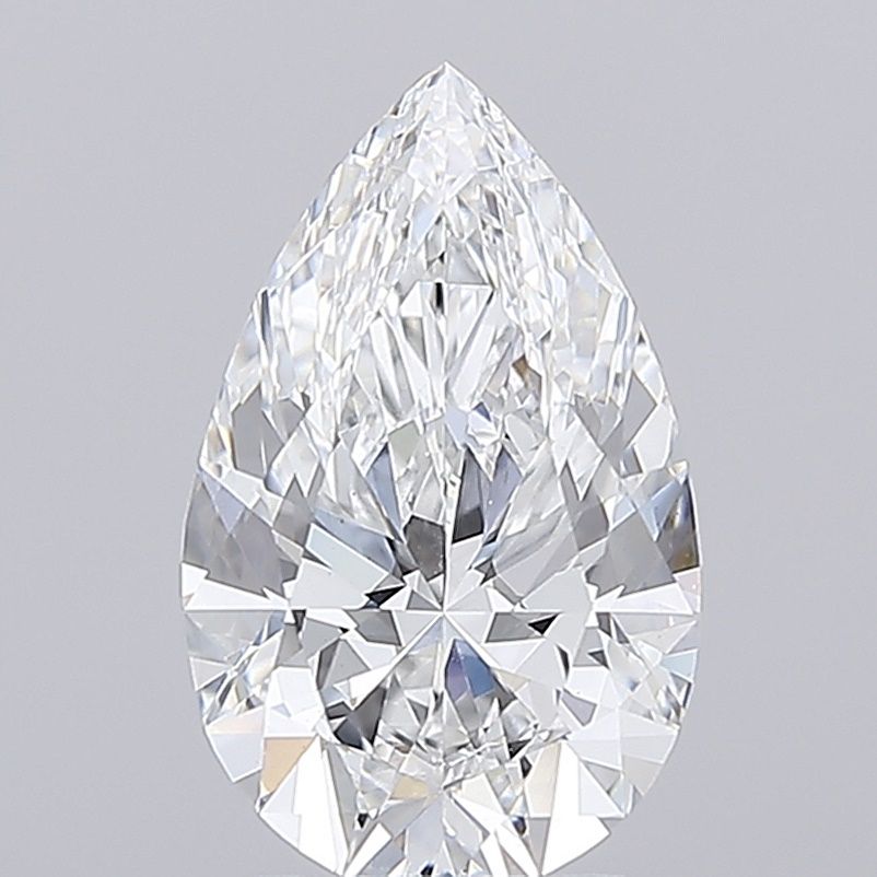 3.04 ct E Colour VVS2 Clarity Pear Shape Lab Grown Diamond