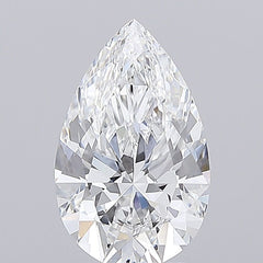 3.04 ct E Colour VVS2 Clarity Pear Shape Lab Grown Diamond