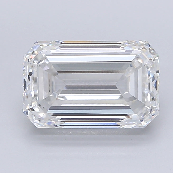 4.51 ct D Colour VVS2 Clarity Emerald Shape Lab Grown Diamond