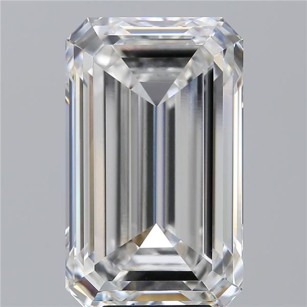 7.34 ct E Colour VVS2 Clarity Emerald Shape Lab Grown Diamond