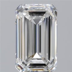7.34 ct E Colour VVS2 Clarity Emerald Shape Lab Grown Diamond
