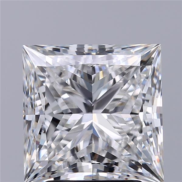 2.94 ct E Colour VVS2 Clarity Princess Shape Lab Grown Diamond