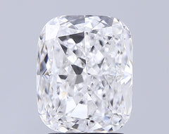 3.0 ct D Colour VVS2 Clarity Cushion Shape Lab Grown Diamond