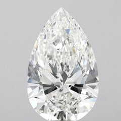 9.99 ct F Colour VS1 Clarity Pear Shape Lab Grown Diamond