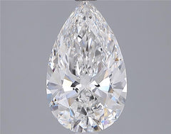 2.06 ct D Colour VVS1 Clarity Pear Shape Lab Grown Diamond