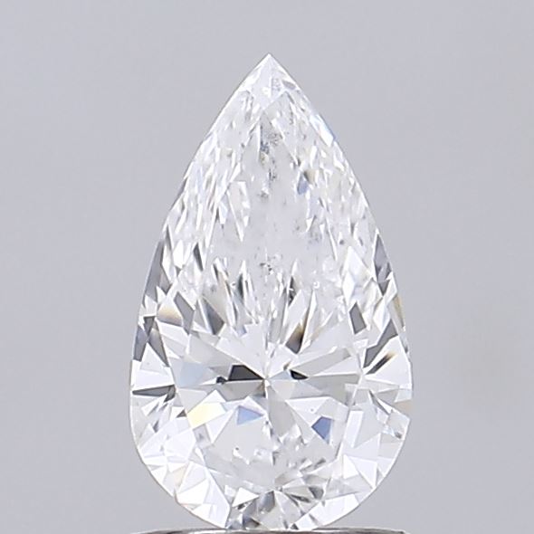 1.0 ct D Colour SI1 Clarity Pear Shape Lab Grown Diamond