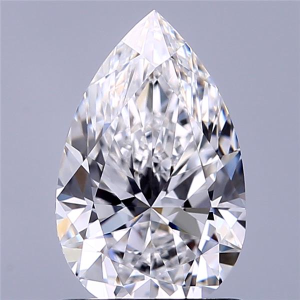 1.01 ct D Colour VVS1 Clarity Pear Shape Lab Grown Diamond
