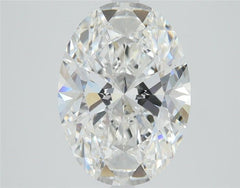 3.16 ct F Colour VVS2 Clarity Oval Shape Lab Grown Diamond