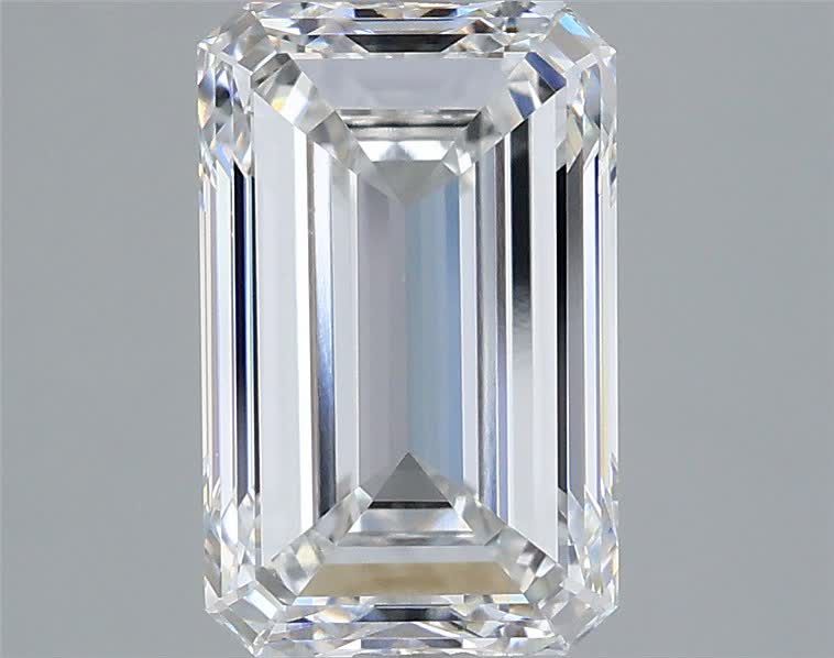 2.49 ct E Colour VVS2 Clarity Emerald Shape Lab Grown Diamond