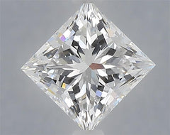 1.68 ct E Colour VS1 Clarity Princess Shape Lab Grown Diamond