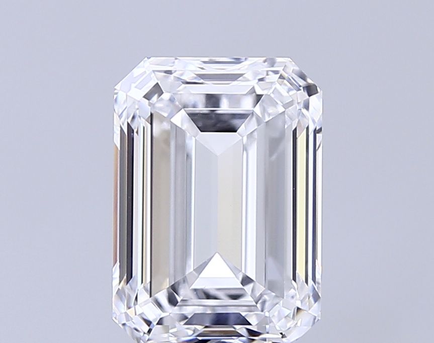 3.99 ct D Colour VVS2 Clarity Emerald Shape Lab Grown Diamond