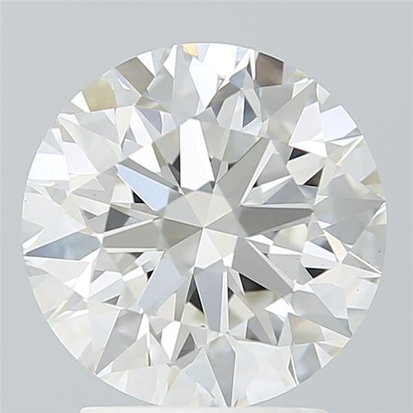 2.74 ct H Colour VS1 Clarity Round Shape Lab Grown Diamond