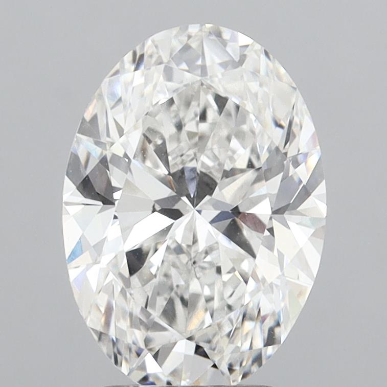 3.07 ct F Colour VVS2 Clarity Oval Shape Lab Grown Diamond