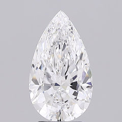 3.57 ct D Colour VVS2 Clarity Pear Shape Lab Grown Diamond