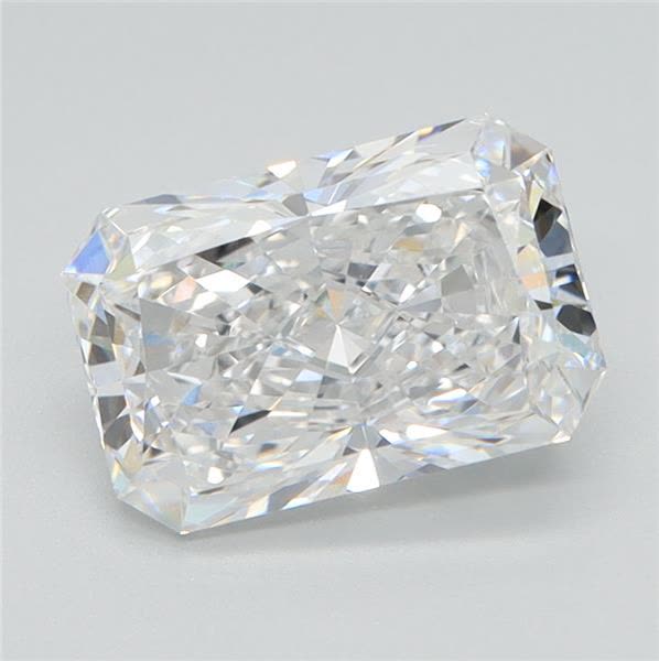 5.07 ct F Colour VVS2 Clarity Radiant Shape Lab Grown Diamond