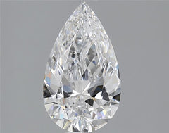 1.5 ct D Colour VVS2 Clarity Pear Shape Lab Grown Diamond