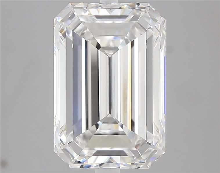 5.19 ct D Colour VVS1 Clarity Emerald Shape Lab Grown Diamond