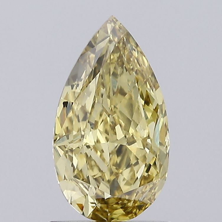 1.36 ct  Colour SI1 Clarity Pear Shape Coloured Lab Grown Diamond