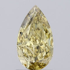 1.36 ct  Colour SI1 Clarity Pear Shape Coloured Lab Grown Diamond