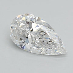 1.08 ct D Colour SI1 Clarity Pear Shape Lab Grown Diamond