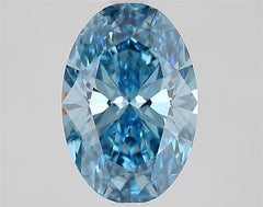 2.29 ct  Colour VVS2 Clarity Oval Shape Coloured Lab Grown Diamond