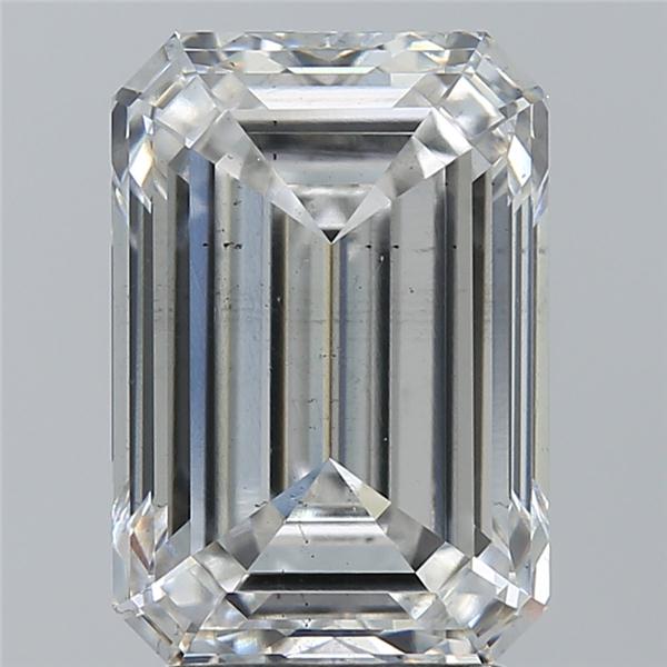 3.21 ct F Colour SI1 Clarity Emerald Shape Lab Grown Diamond