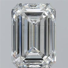 3.21 ct F Colour SI1 Clarity Emerald Shape Lab Grown Diamond